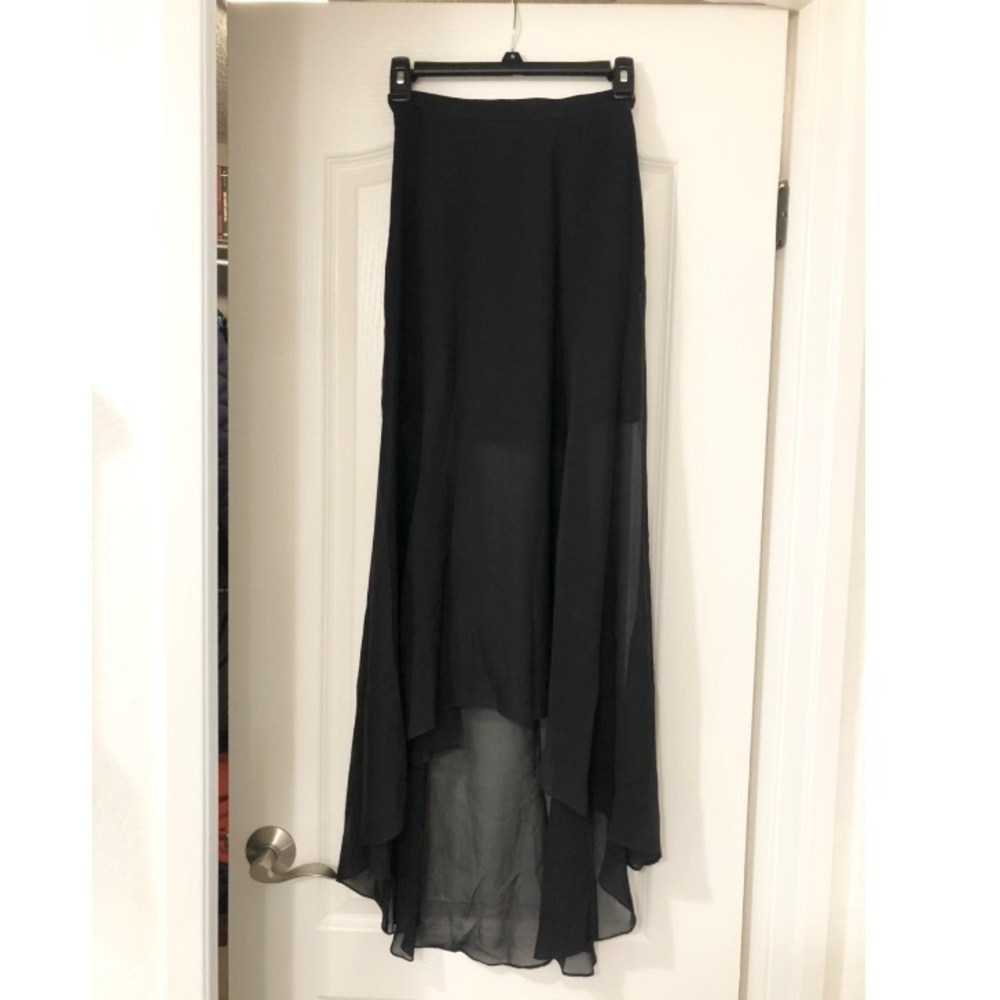 Mara Hoffman Silk Sheer Chiffon Skirt